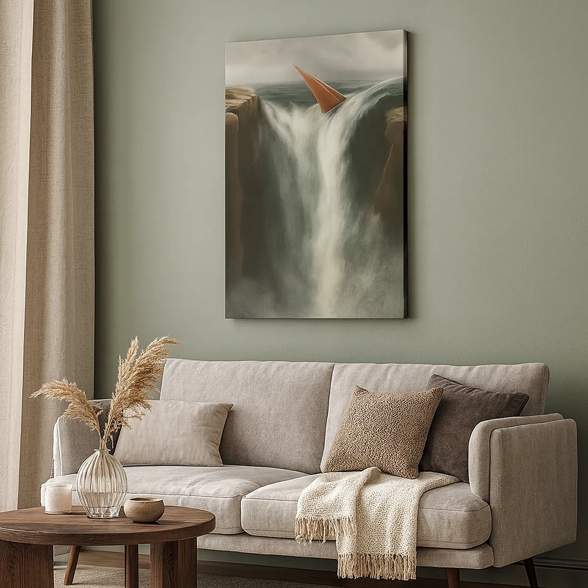 Canvastavla - Bild på duk - Livets varning - 50x70 cm