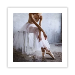 Affisch - Innan rampljuset tänds - 40x40 cm