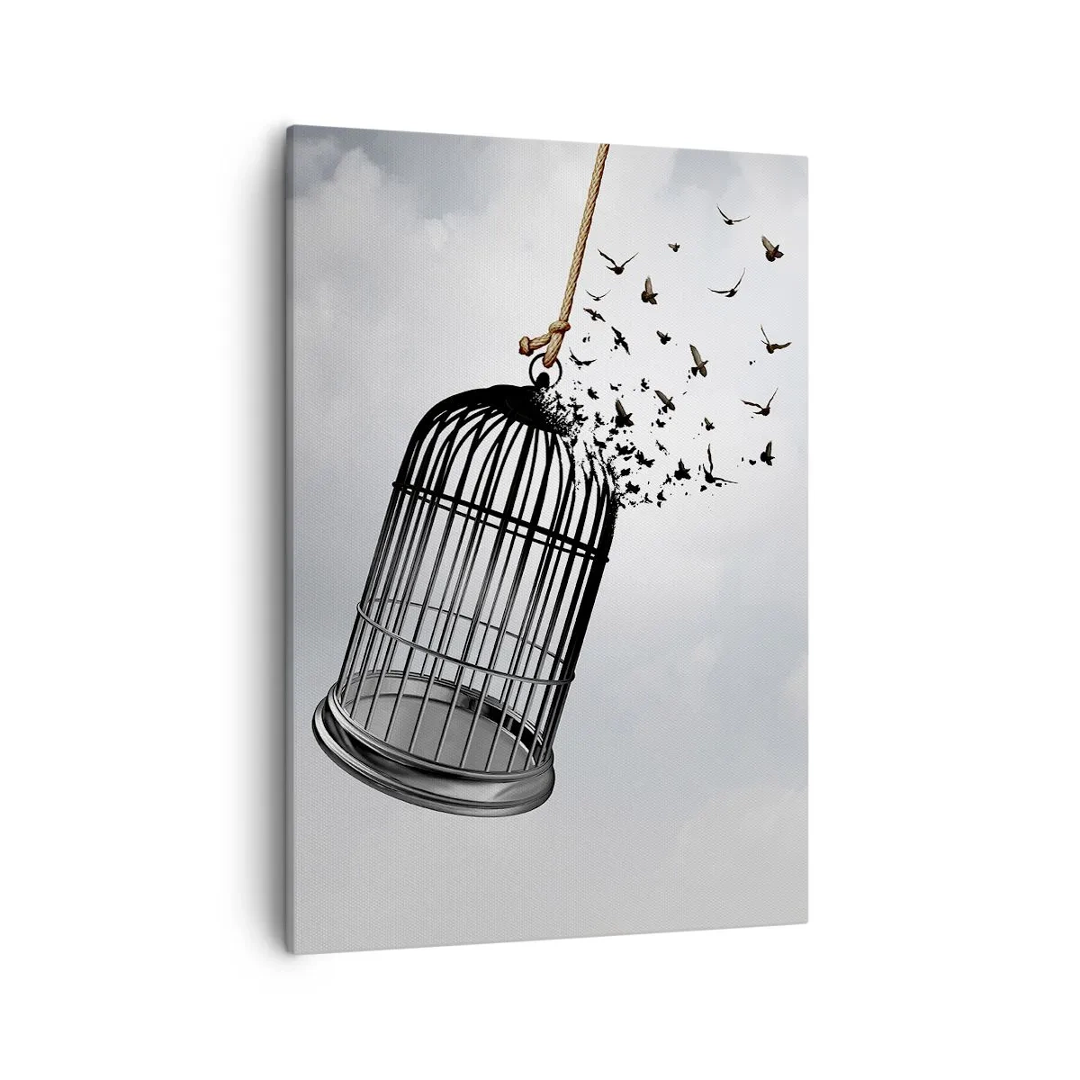 Canvastavla - Bild på duk - Tro...Hopp...Frihet! - 50x70 cm