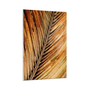 Glastavla - Bild på glas - Kokosguld - 80x120 cm