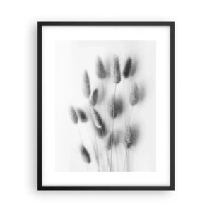 Affisch i svart ram - Fluffigt gräs - 40x50 cm