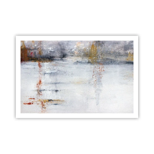 Affisch - Bakom luftridån - 91x61 cm