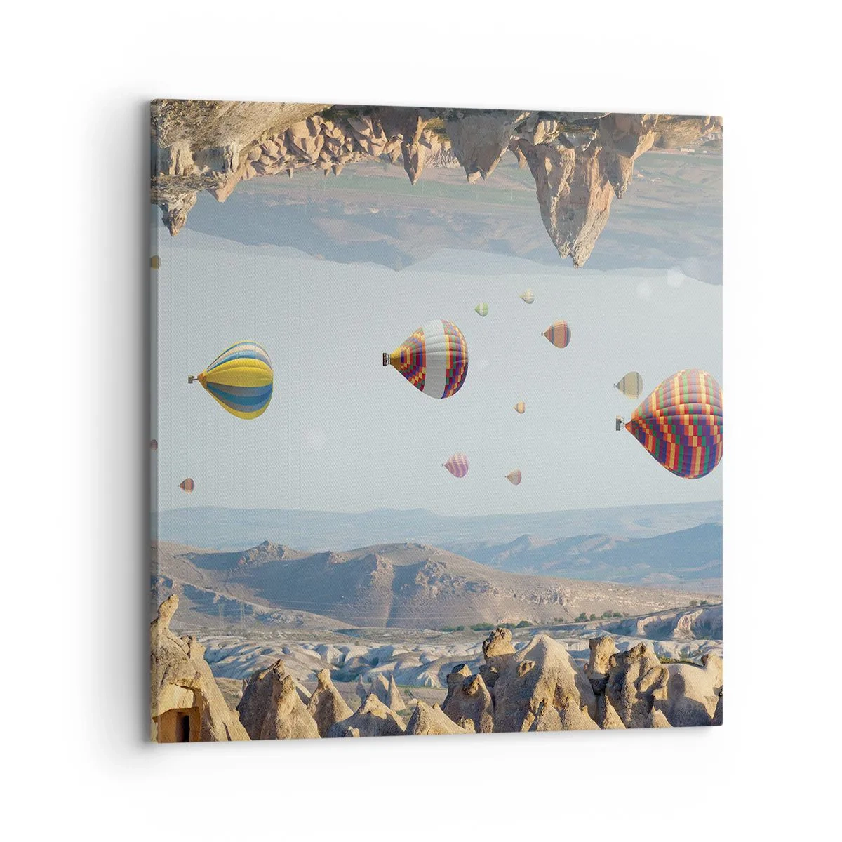 Canvastavla - Bild på duk - Här är allt möjligt - 70x70 cm