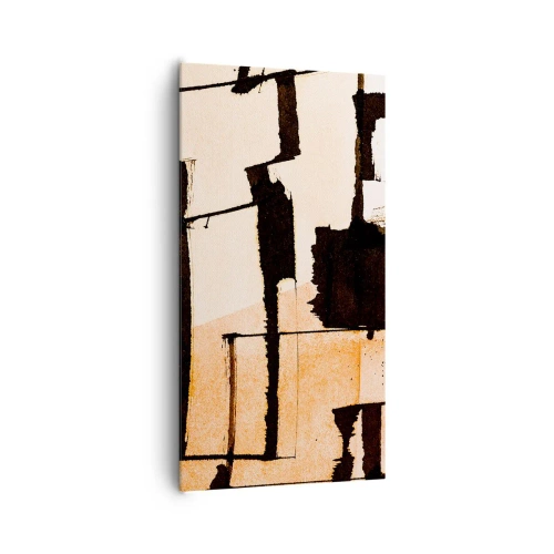 Canvastavla - Bild på duk - Ändå ordning - 65x120 cm