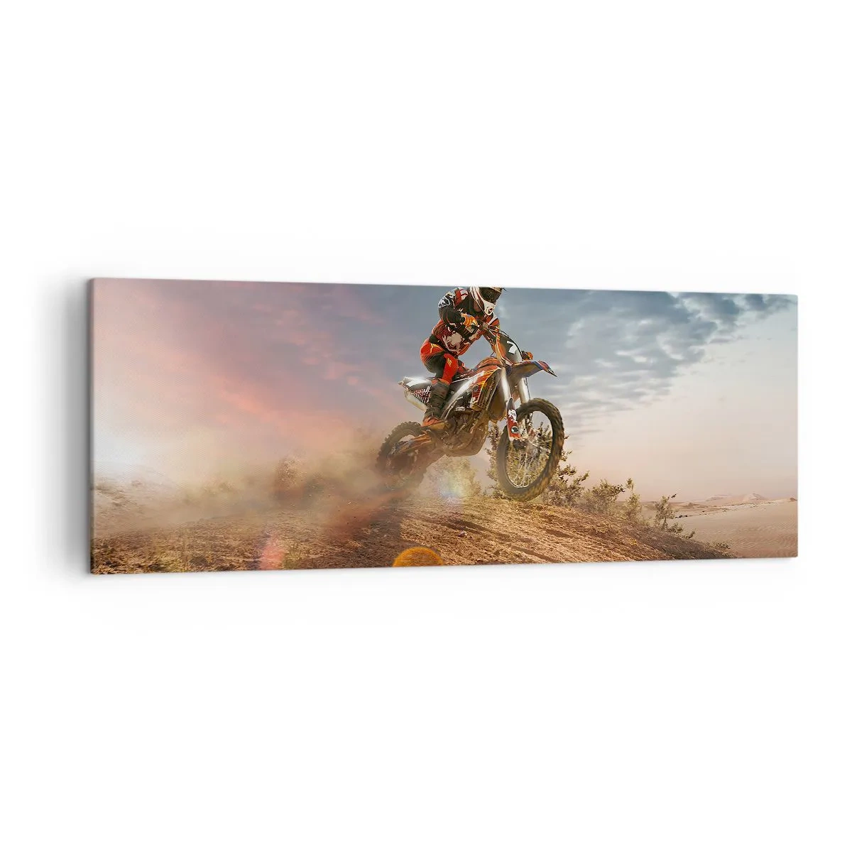Canvastavla - Bild på duk - För segern - 140x50 cm