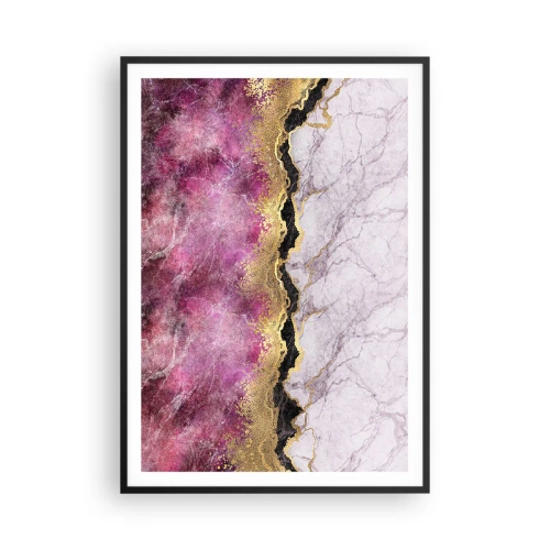 Affisch i svart ram - På gränsen - 70x100 cm