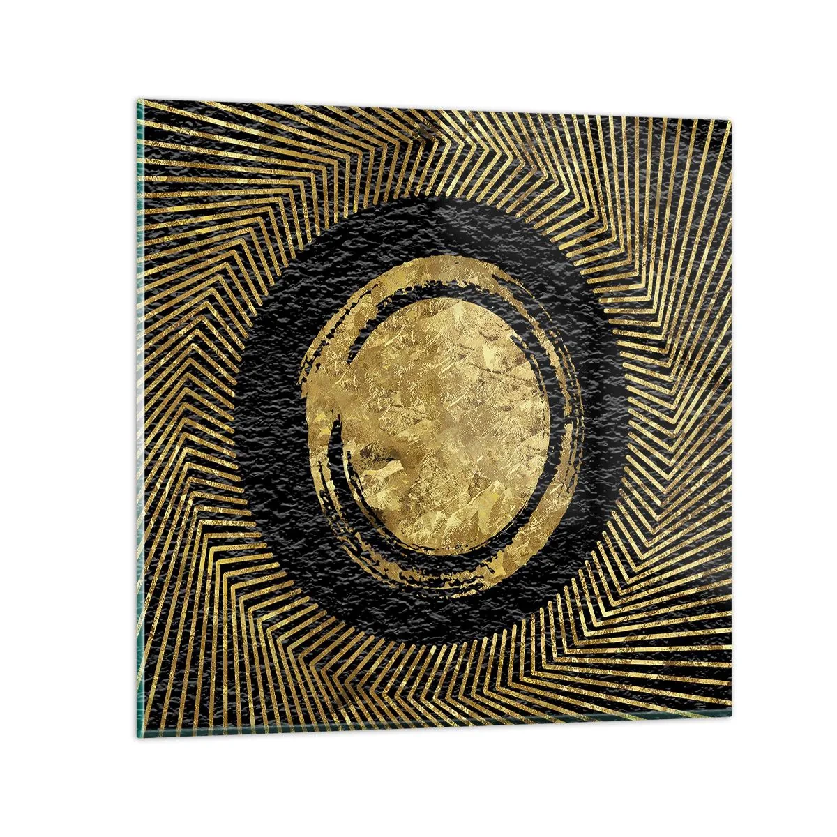 Glastavla - Bild på glas - Glamourös komposition - 60x60 cm