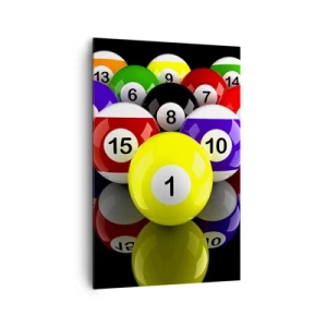 Canvastavla - Bild på duk - Olika spelfärger - 80x120 cm