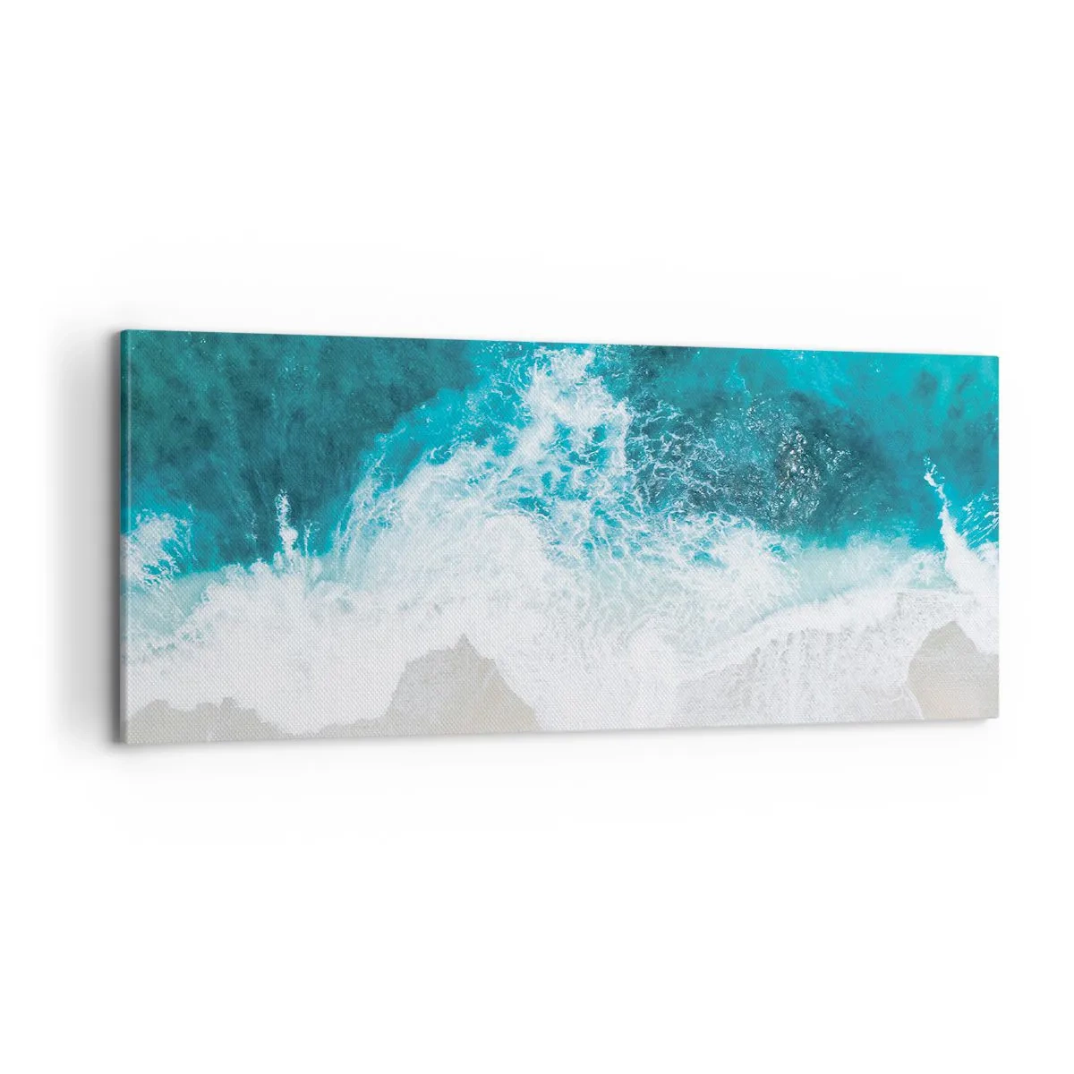 Canvastavla - Bild på duk - Naturlig smekning - 100x40 cm