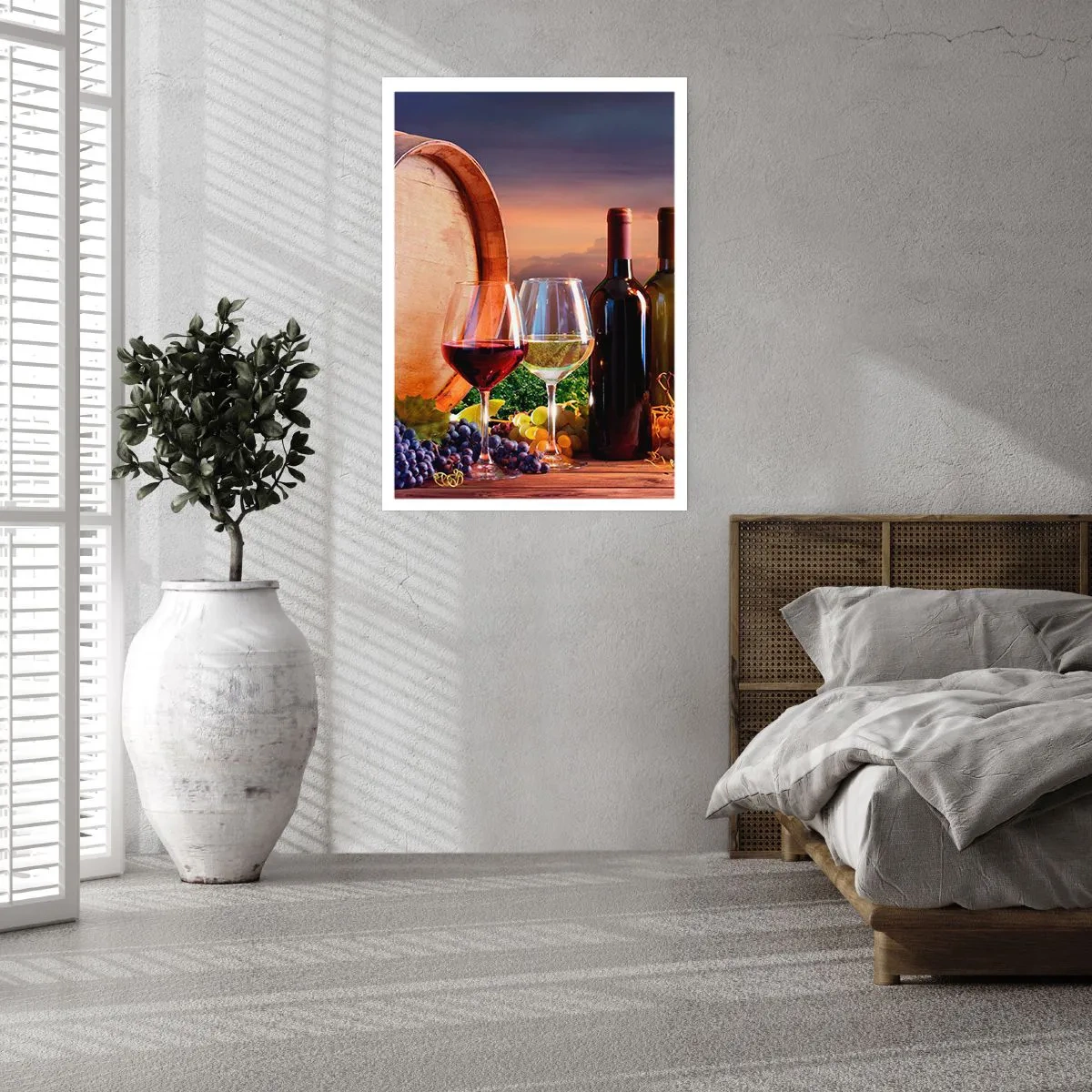 Affisch - Här smakar livet - 30x40 cm