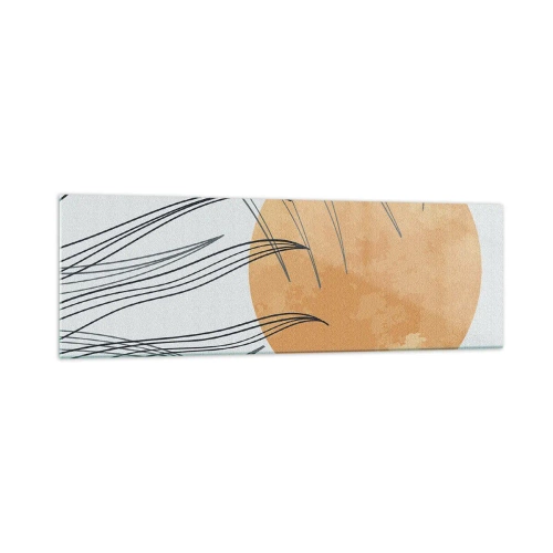 Glastavla - Bild på glas - Alltid mot solen - 160x50 cm