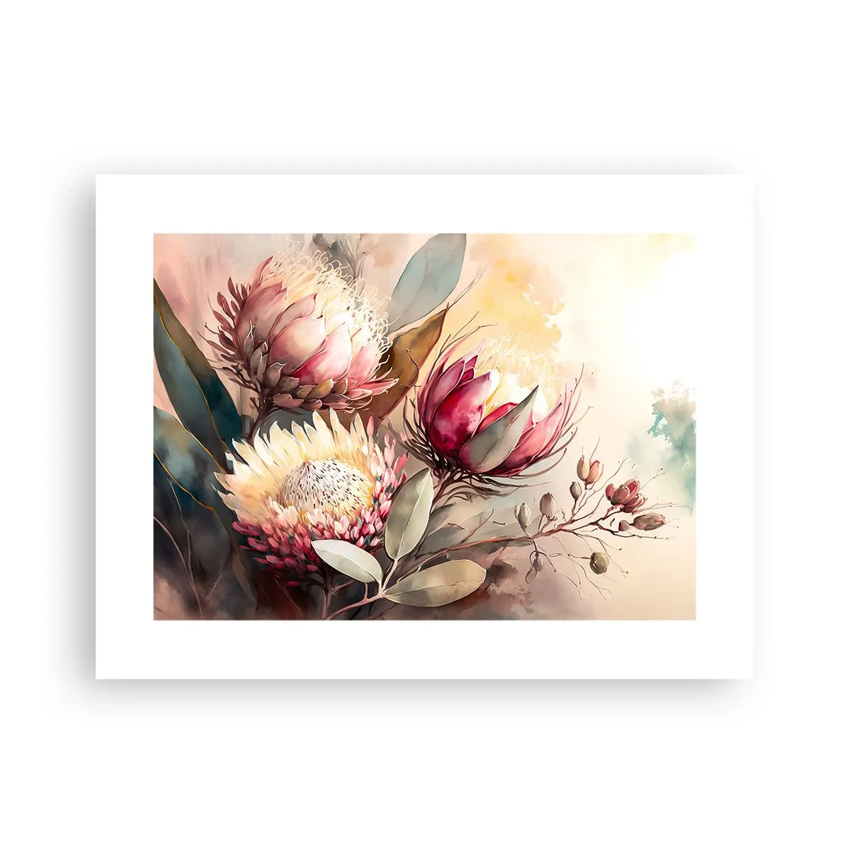 Affisch - Från profil och en face - 40x30 cm