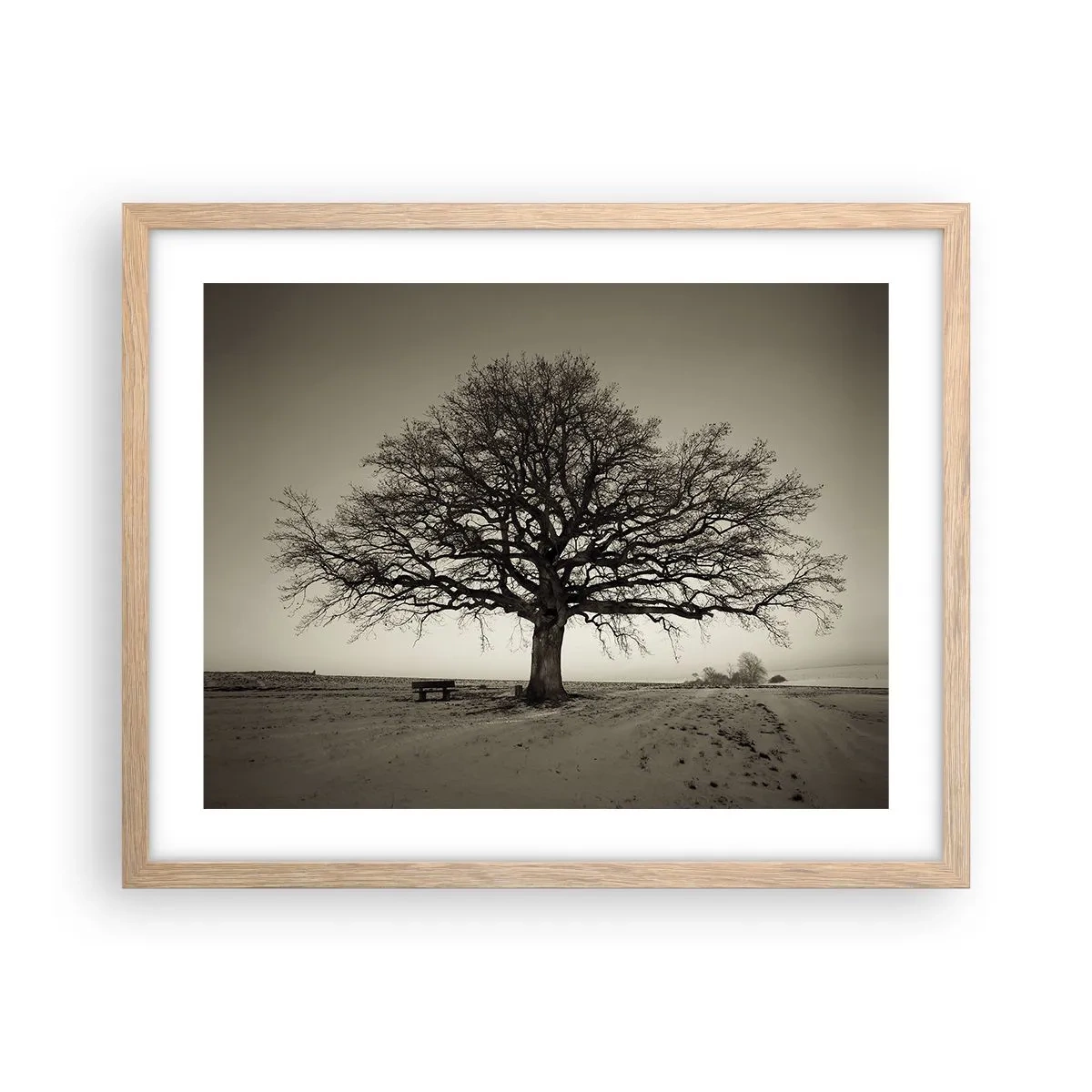 Affisch i ram av ljusek - Härifrån till evighet - 50x40 cm