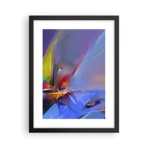 Affisch i svart ram - Snabb som en fågel - 30x40 cm
