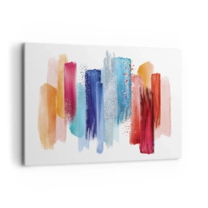 Canvastavla - Bild på duk - Upp och ner  - 120x80 cm