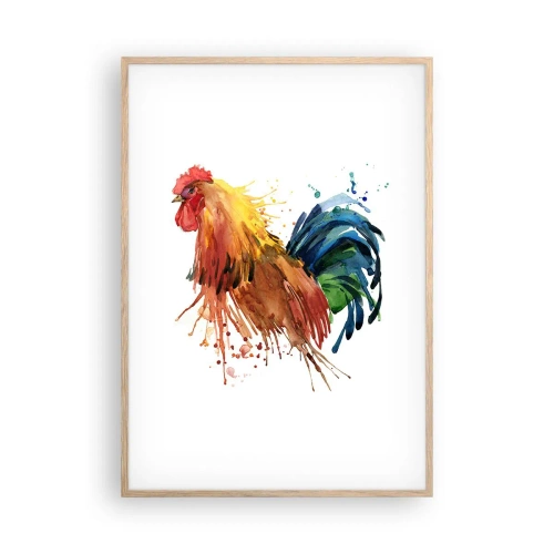 Affisch i ram av ljusek - Kungliga kläder, kunglig stolthet - 70x100 cm