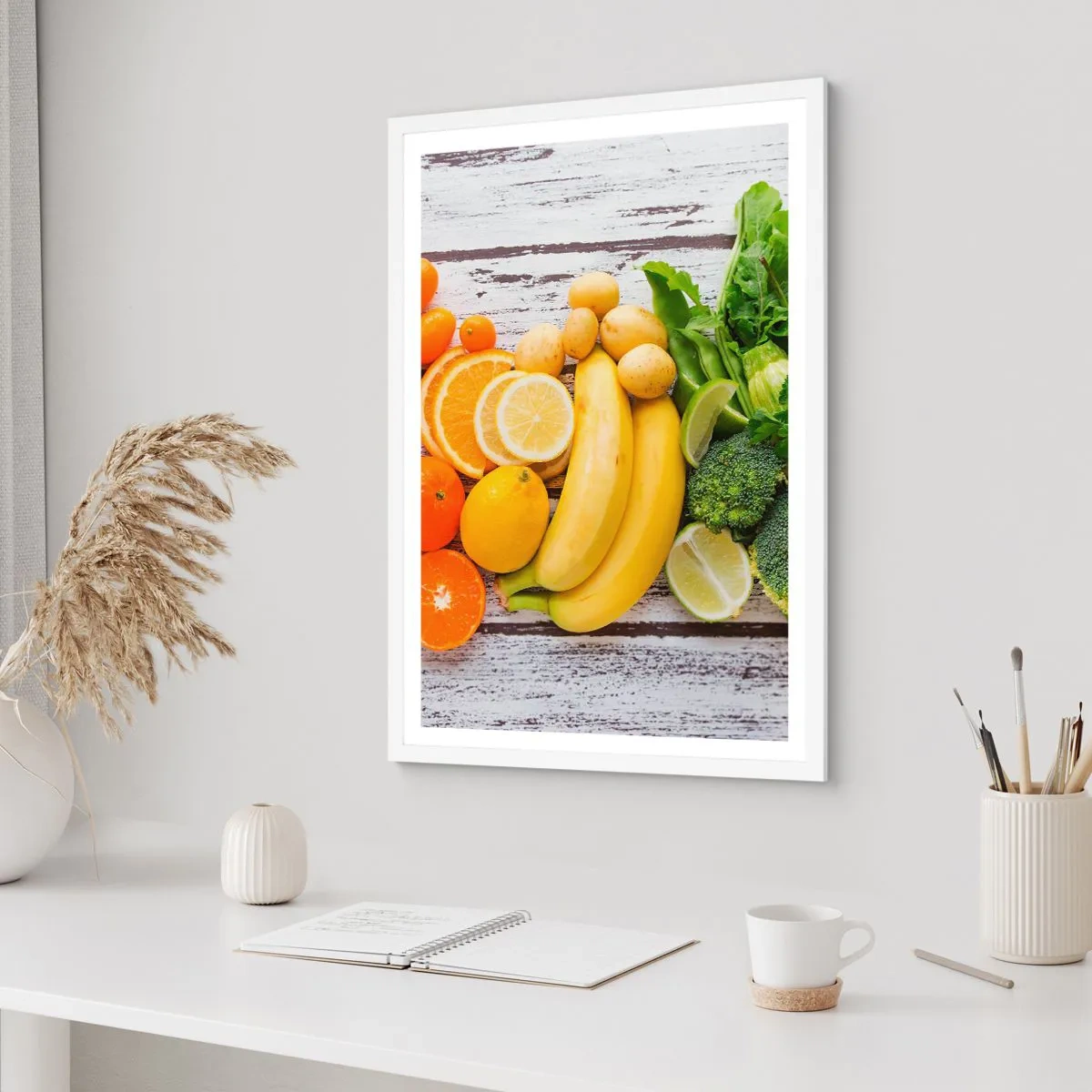 Affisch i vit ram - Räcker det inte? - 70x100 cm