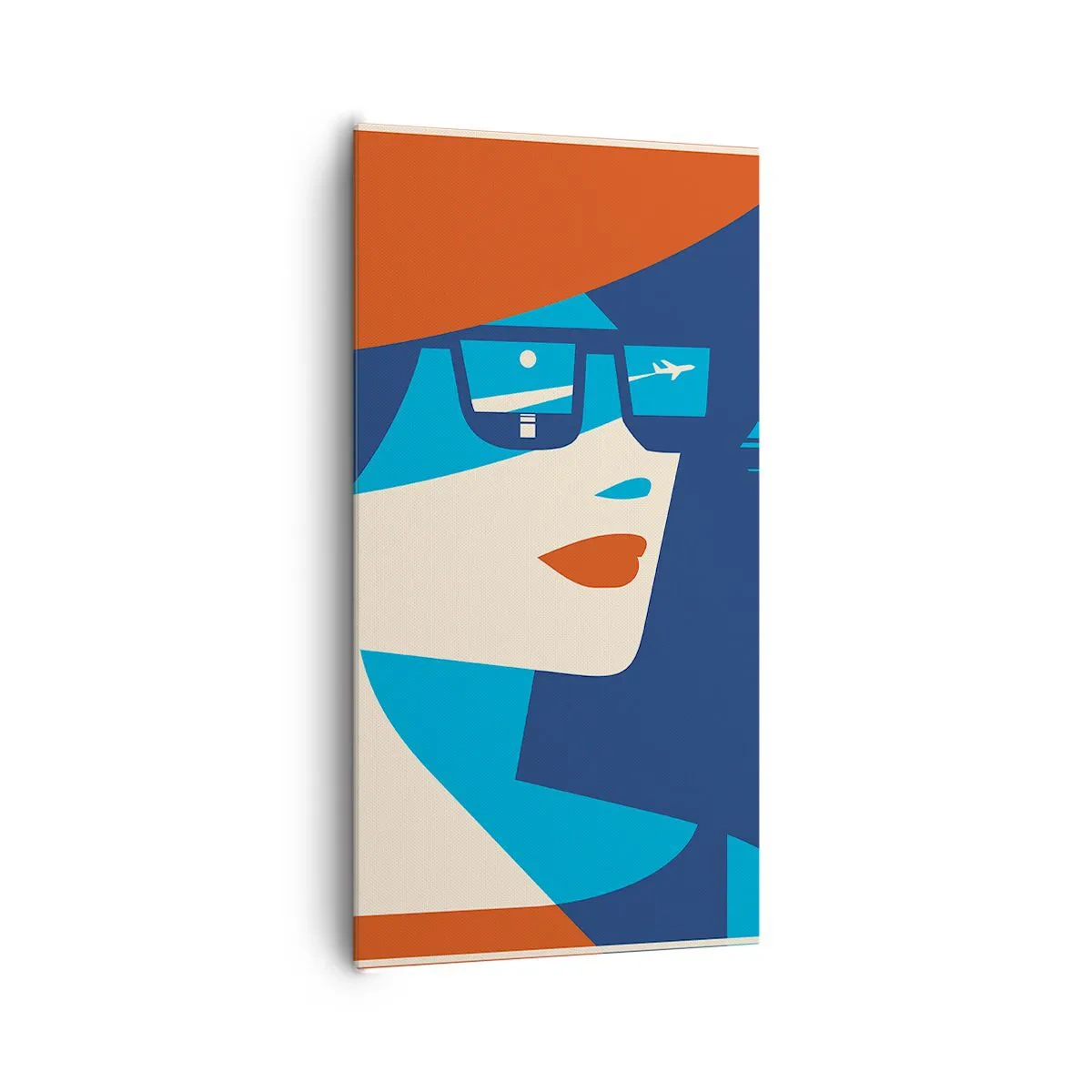 Canvastavla - Bild på duk - Semesterresa - 65x120 cm