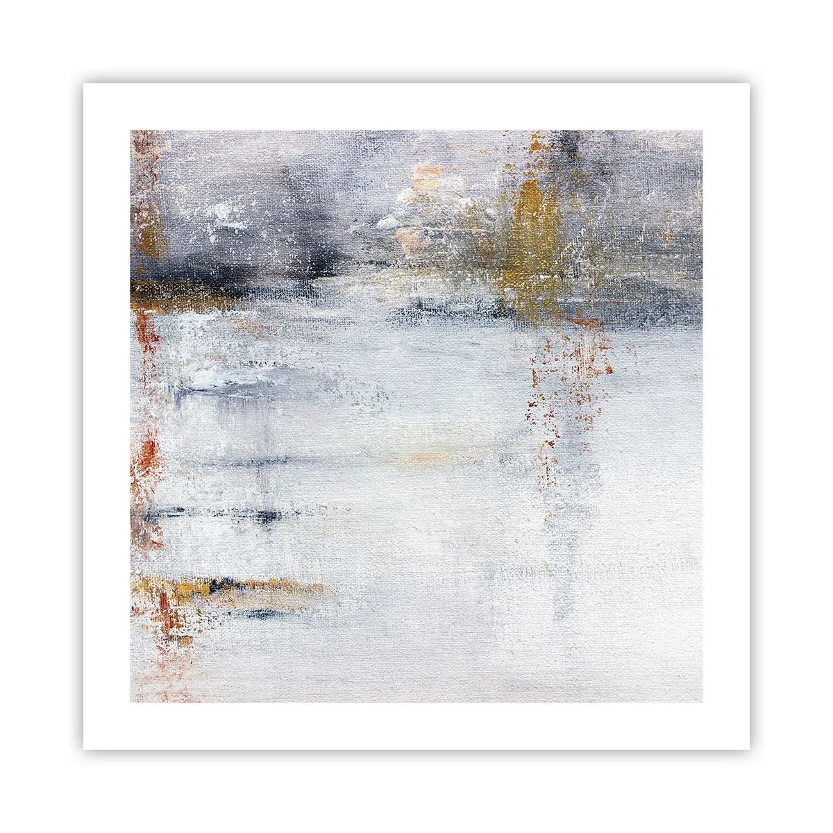 Affisch - Bakom luftridån - 50x50 cm