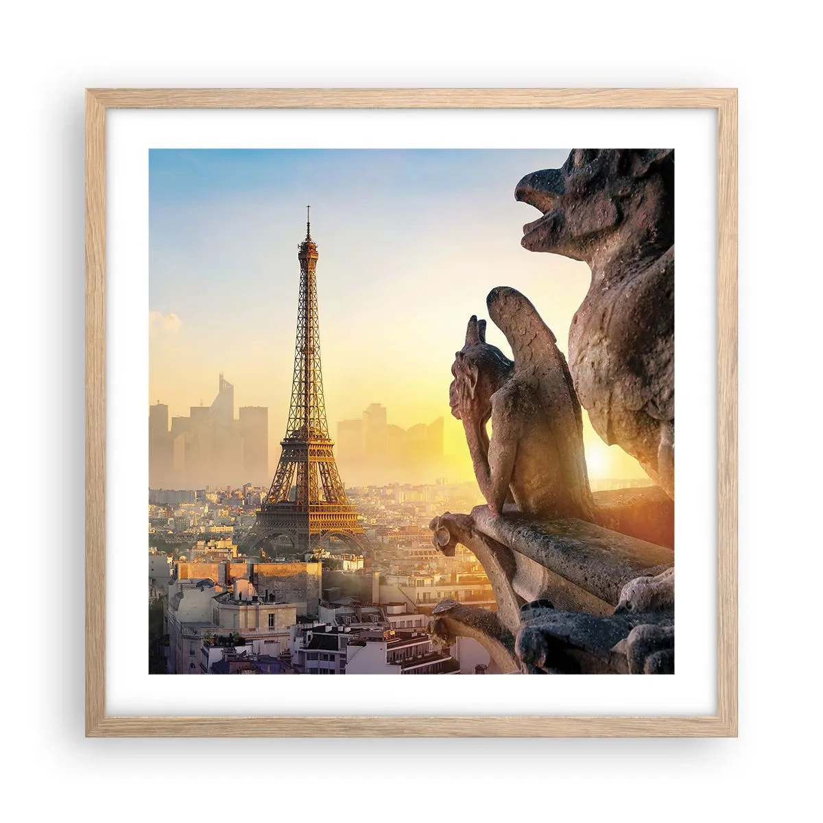 Affisch i ram av ljusek - En hel del har ändrats… - 50x50 cm