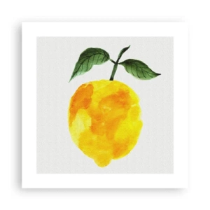 Affisch - Hur man känner smaken av solen - 40x40 cm