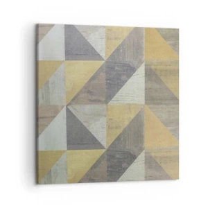 Canvastavla - Bild på duk - Under triangelns vinkel - 50x50 cm