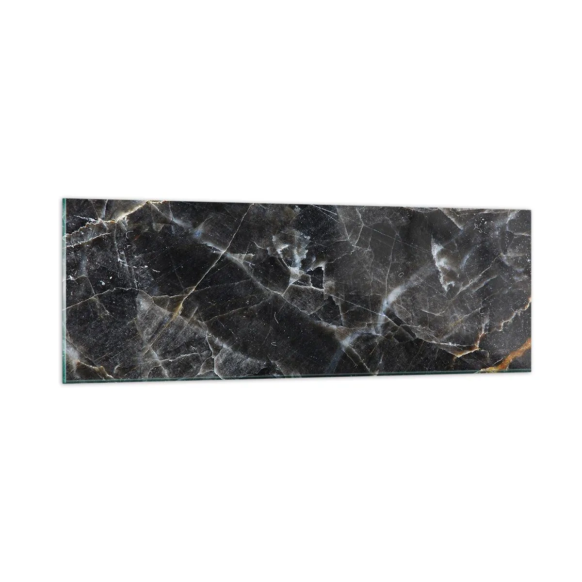 Glastavla - Bild på glas - Stenens interna liv - 90x30 cm