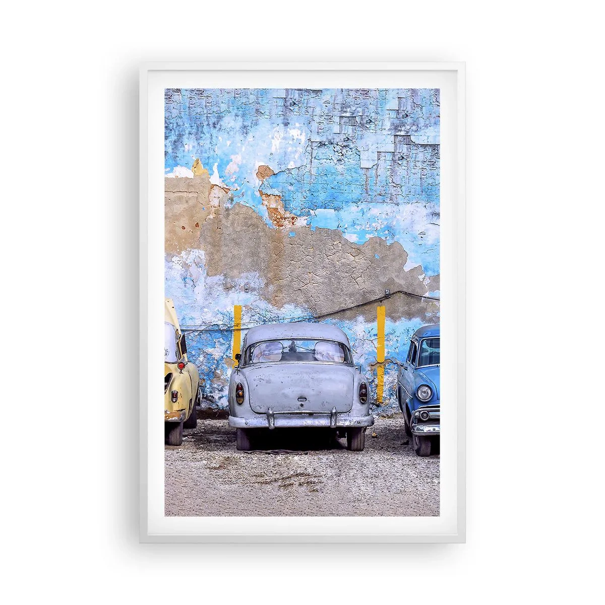 Affisch i vit ram - Veteranmöte - 61x91 cm