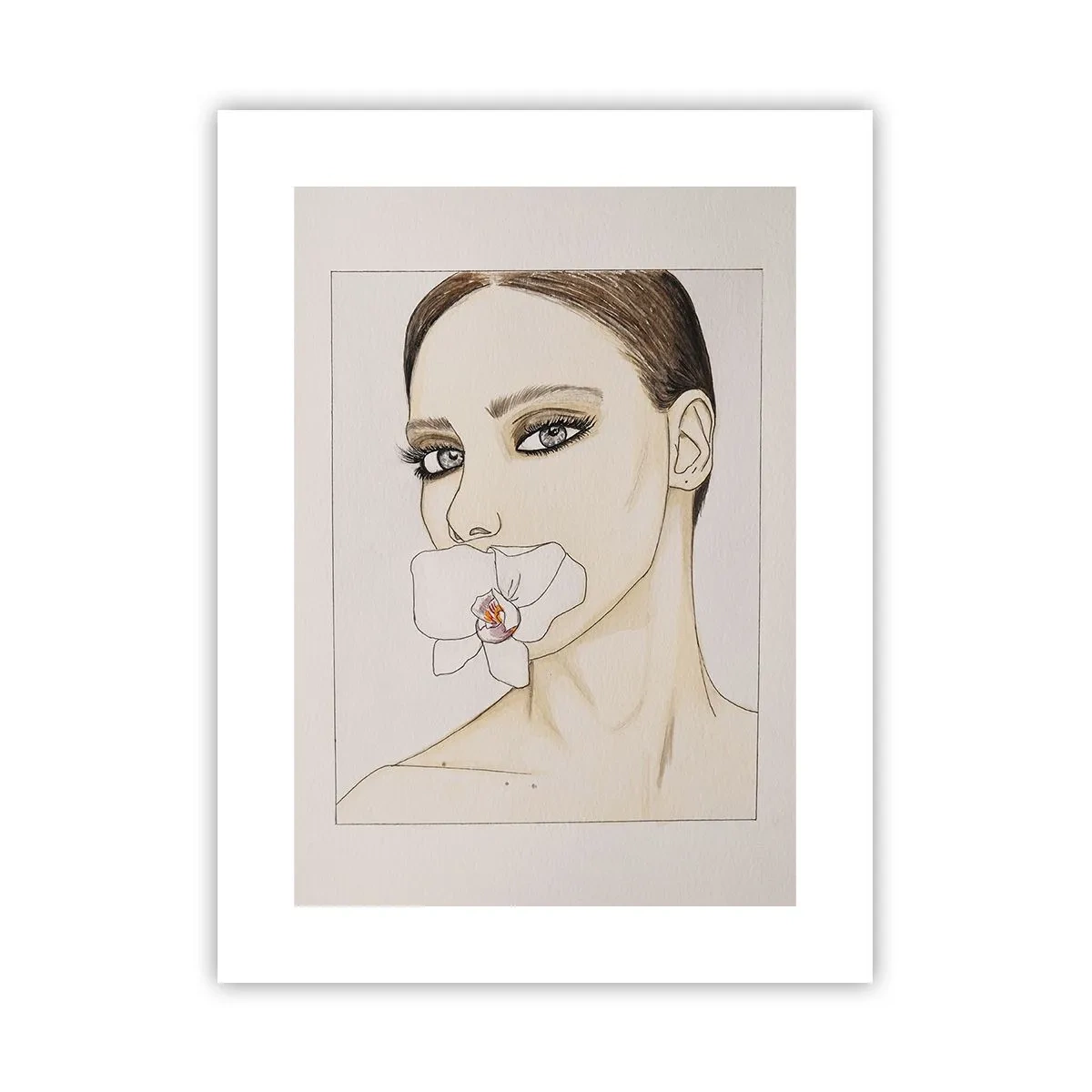 Affisch - Elegansens och skönhetens symbol - 30x40 cm