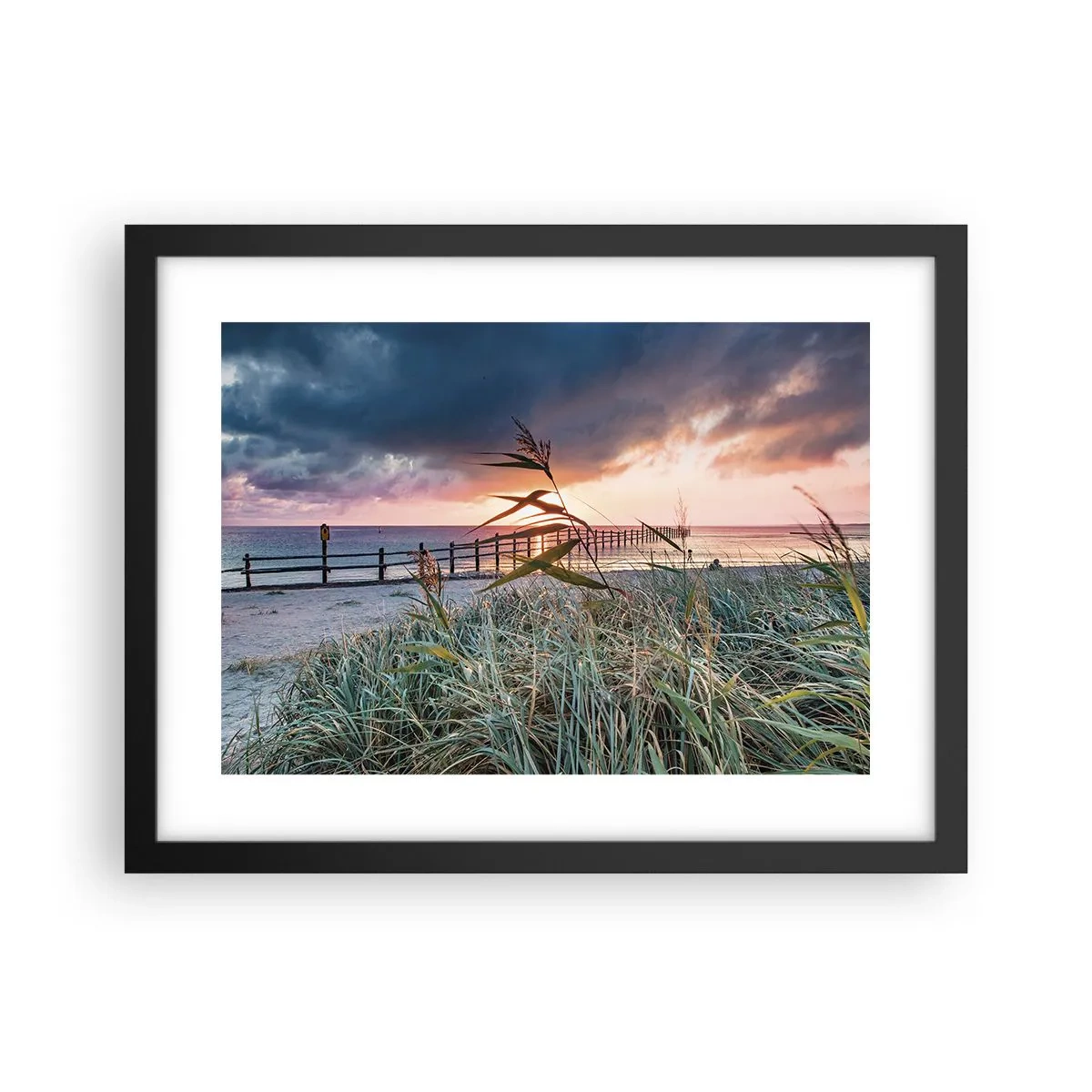 Affisch i svart ram - Försvinner inte med vinden - 40x30 cm