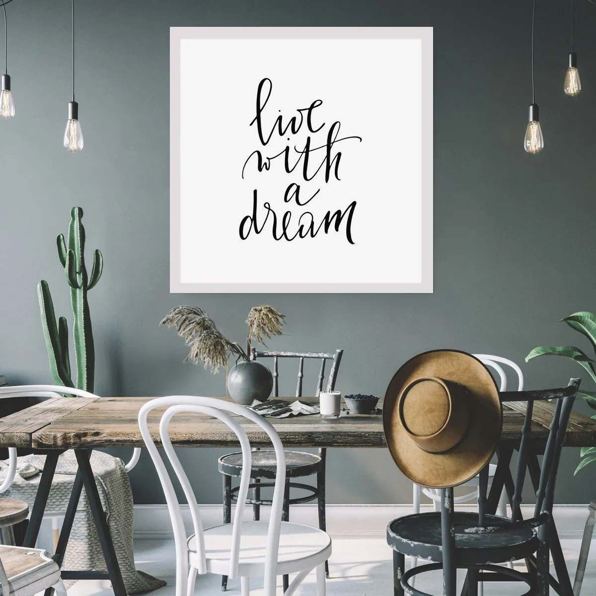 Affisch - Of course - 50x50 cm