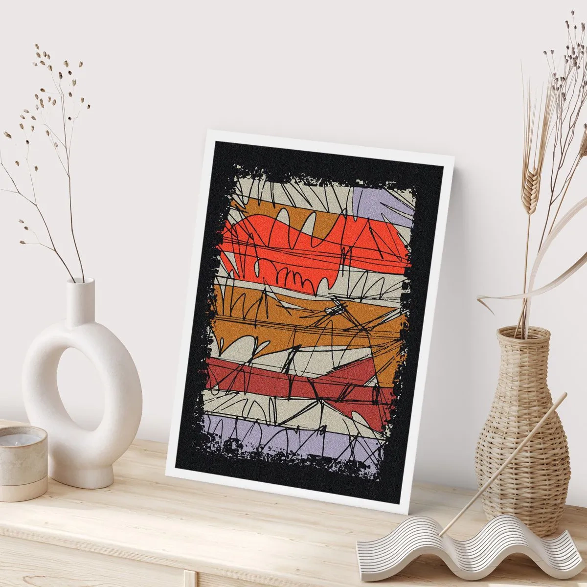 Affisch - Spontan komposition - 70x100 cm