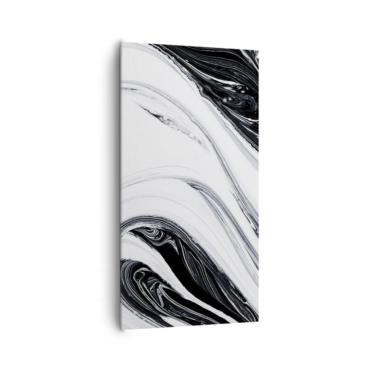 Canvastavla - Bild på duk - Motsatskombination - 65x120 cm