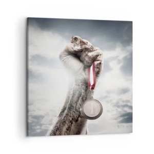 Canvastavla - Bild på duk - Per aspera ad astra - 50x50 cm