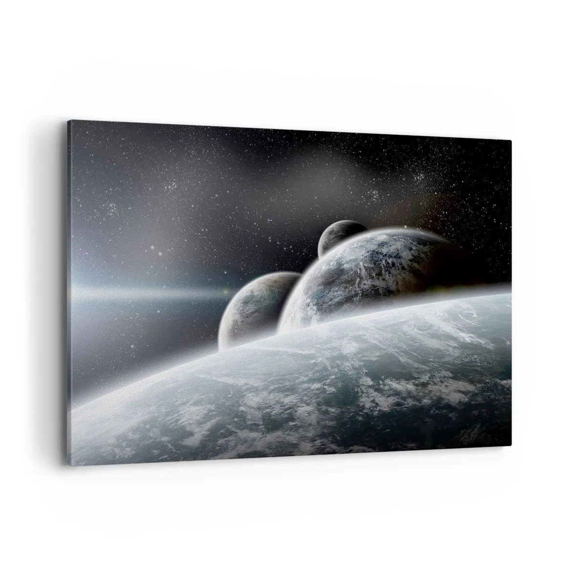 Canvastavla - Bild på duk - Sfärers rymdmusik - 100x70 cm