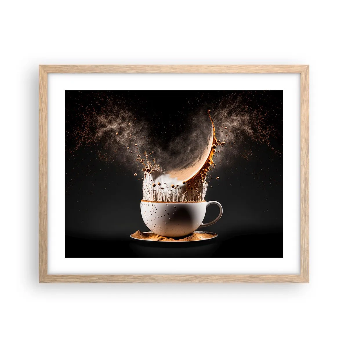 Affisch i ram av ljusek - Smakexplosion - 50x40 cm