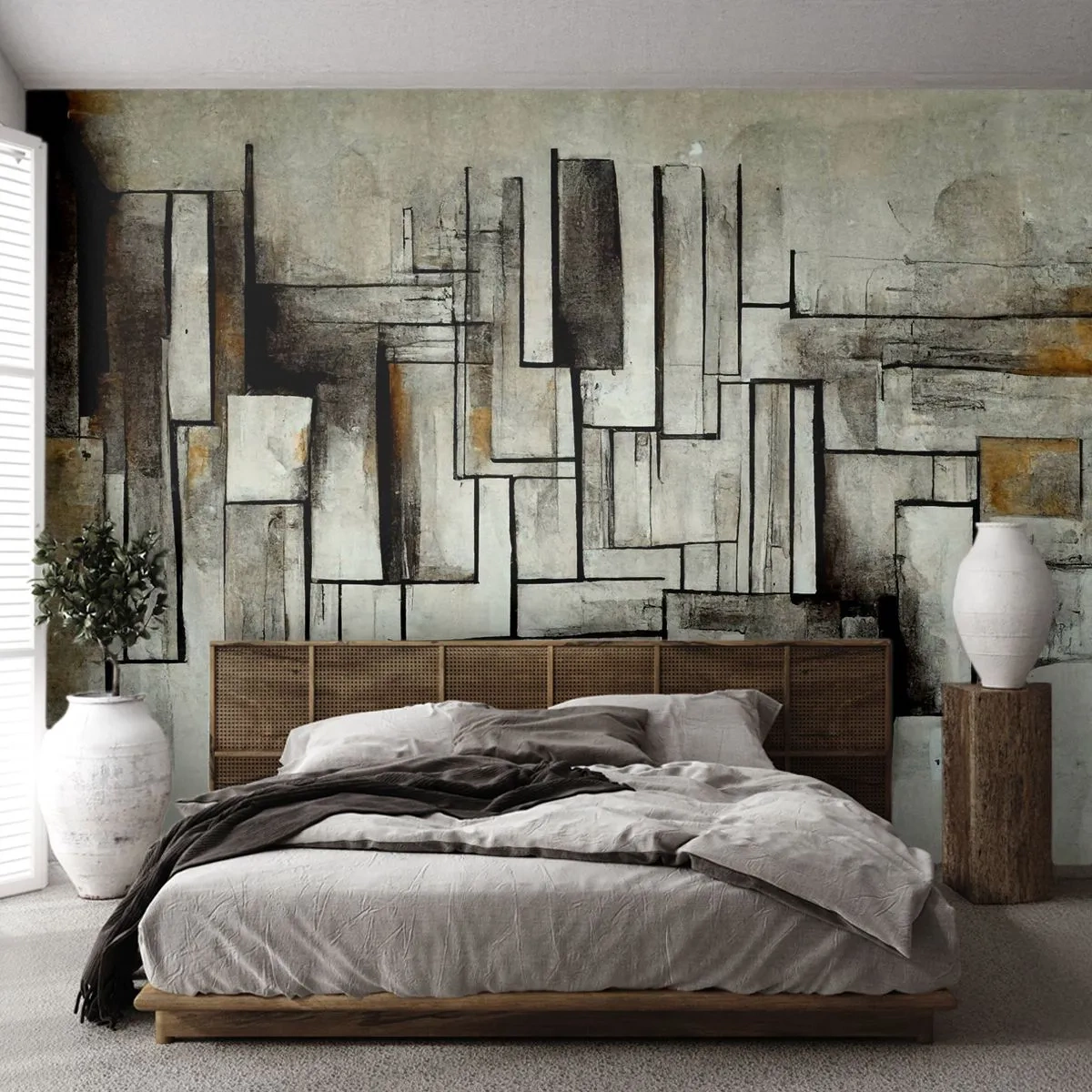 Fototapet Premium Sand - Kraften i enkelhet - Bit, Åldrig, Streck - 350x256 cm