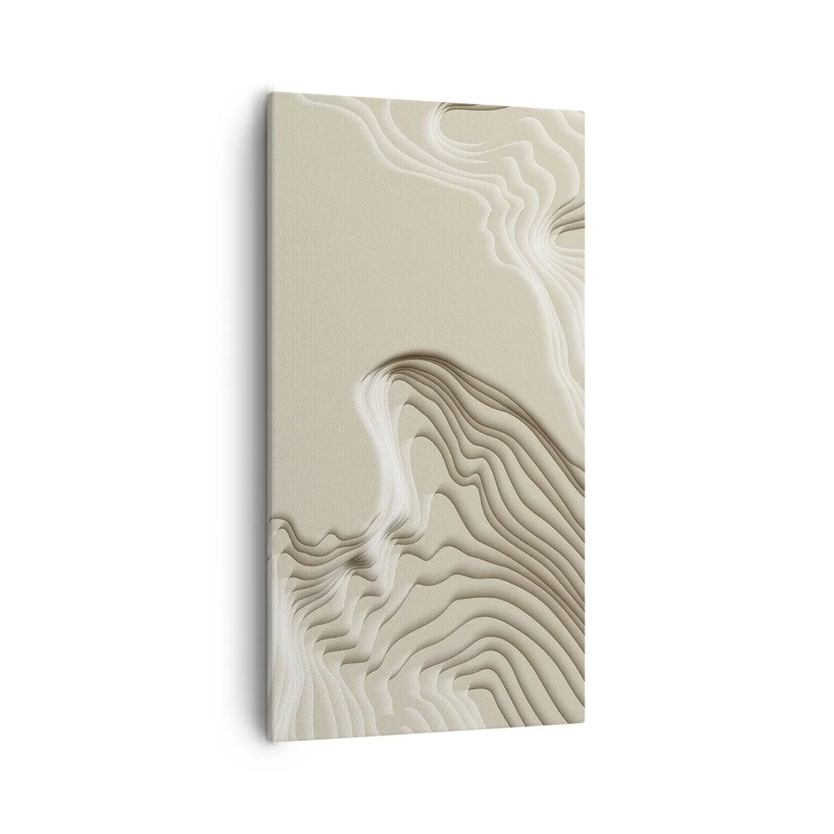 Canvastavla - Bild på duk - Konstens topografi - 55x100 cm