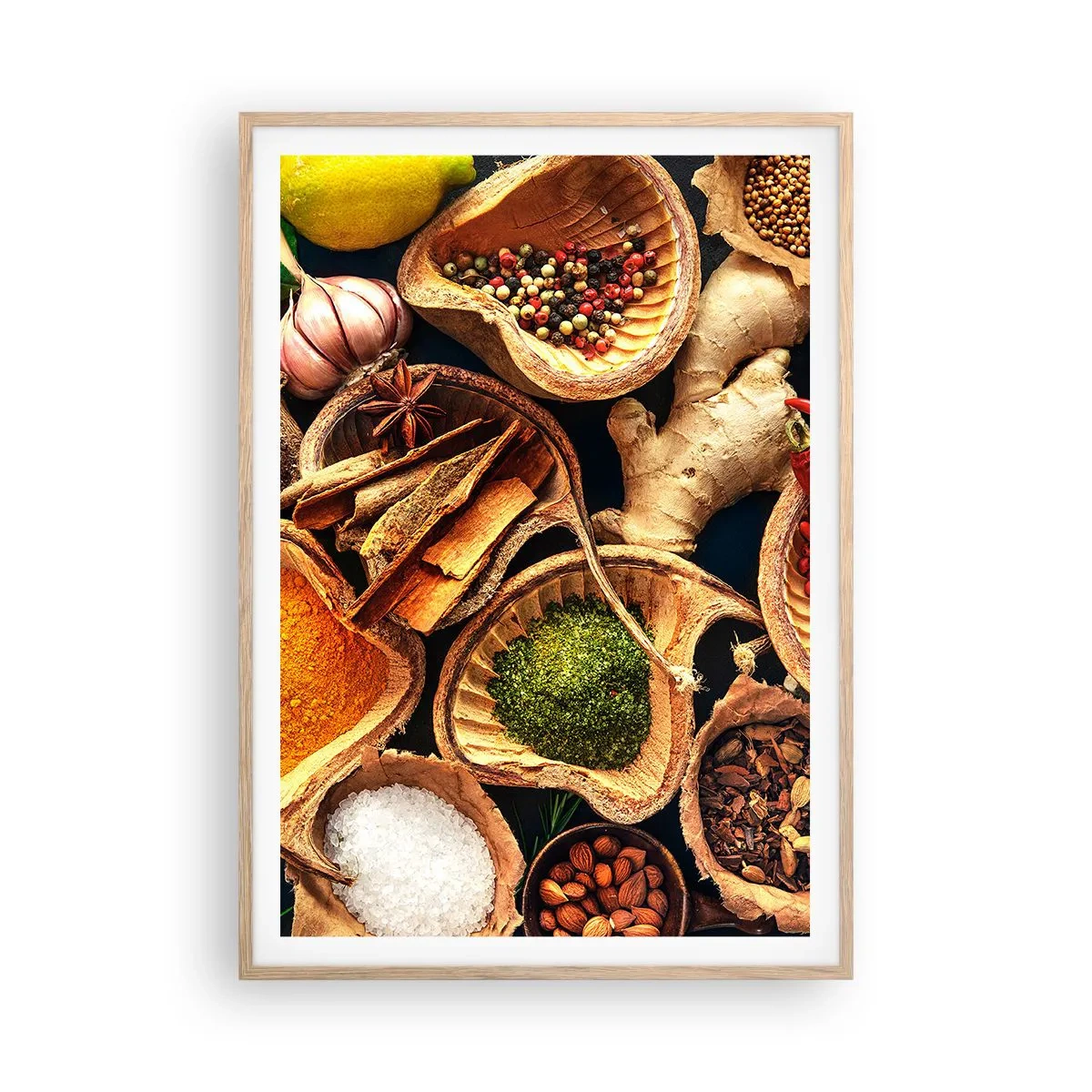 Affisch i ram av ljusek - Ta vad du vill - 70x100 cm