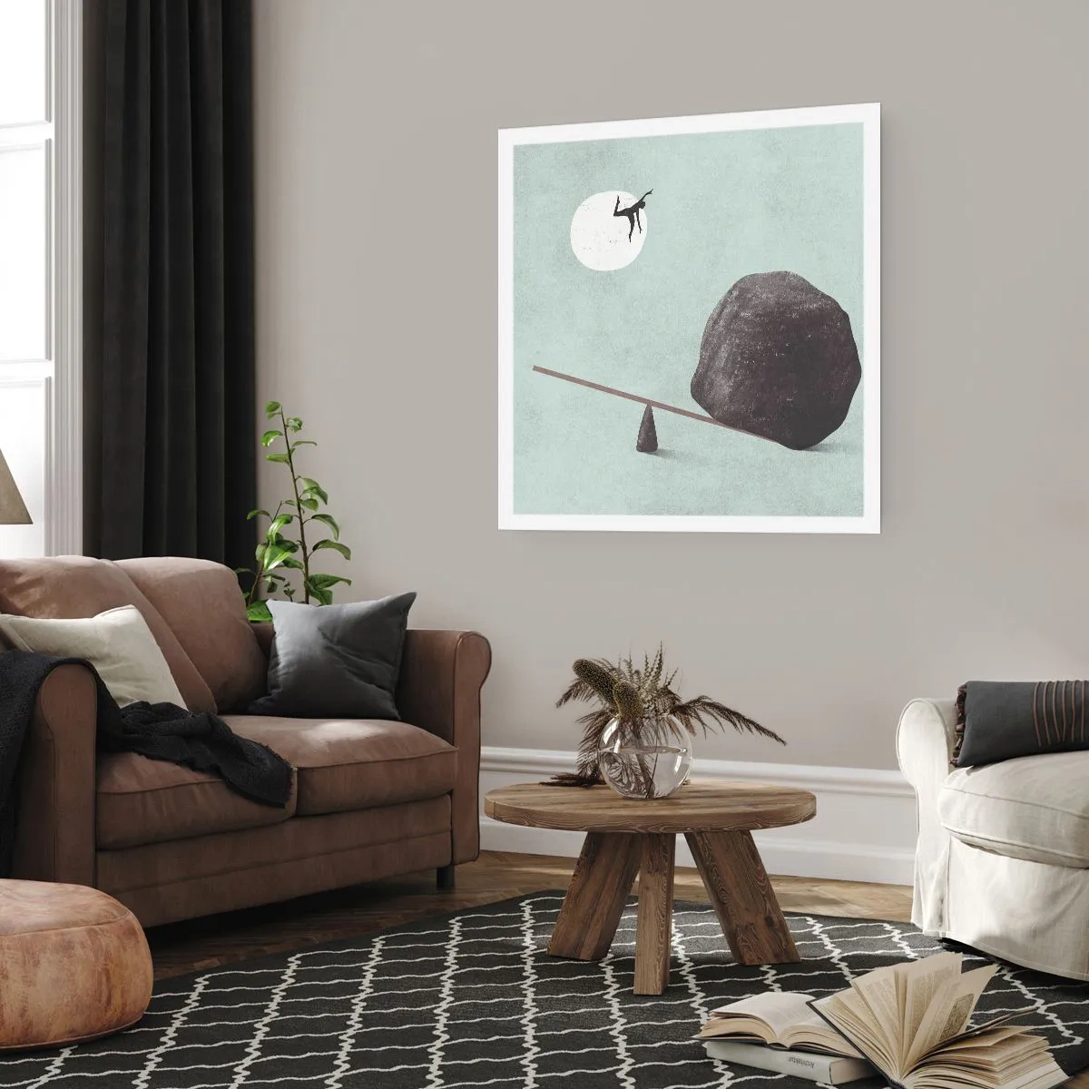 Affisch - Uppfylld dröm - 60x60 cm