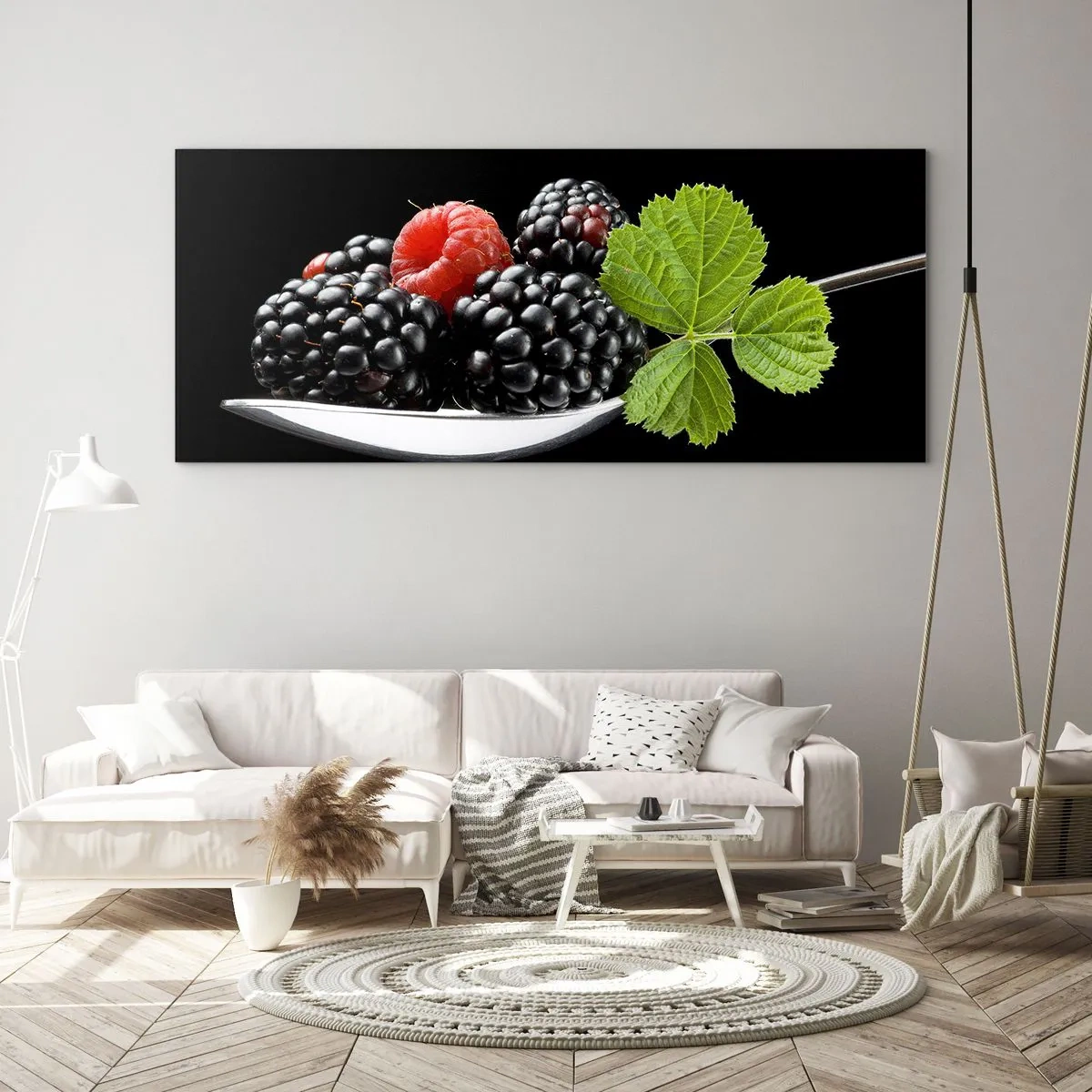 Glastavla - Bild på glas - Fräschhetens smak - 100x40 cm