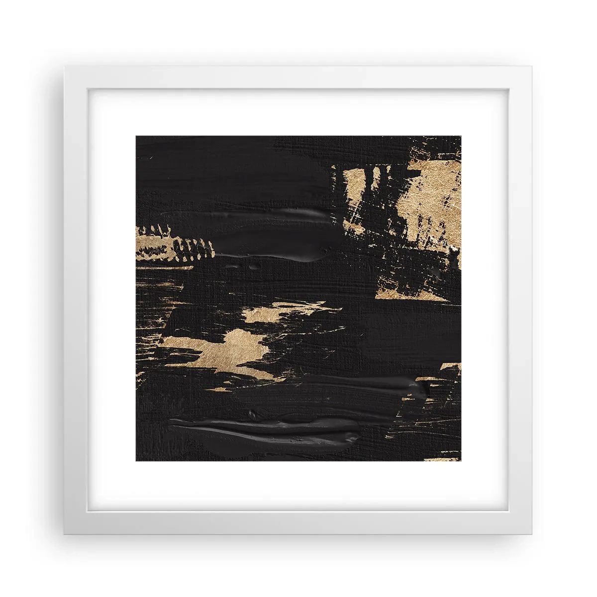 Affisch i vit ram - Ett spår av beröring - 30x30 cm