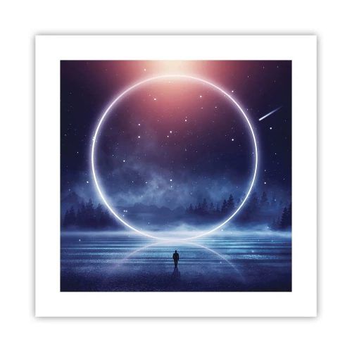 Affisch - De finns redan här... - 40x40 cm