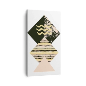 Canvastavla - Bild på duk - Inte så enkelt - 45x80 cm