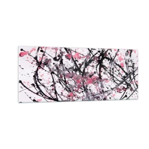 Glastavla - Bild på glas - Livets flyktiga natur - 100x40 cm