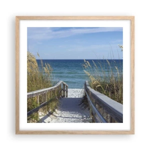 Affisch i ram av ljusek - I solen, i vinden - 50x50 cm