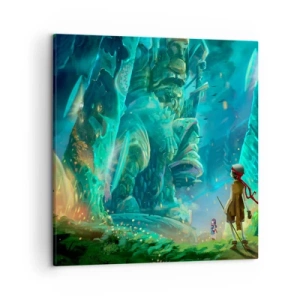 Canvastavla - Bild på duk - Från den stora sagoboken - 50x50 cm