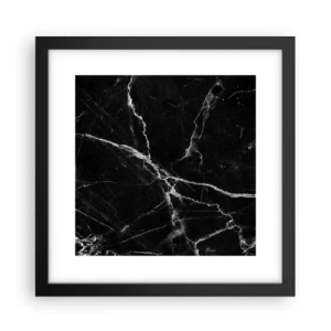 Affisch i svart ram - Stenens hemliga liv - 30x30 cm