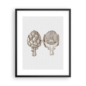 Affisch i svart ram - Anatomilektion - 40x50 cm