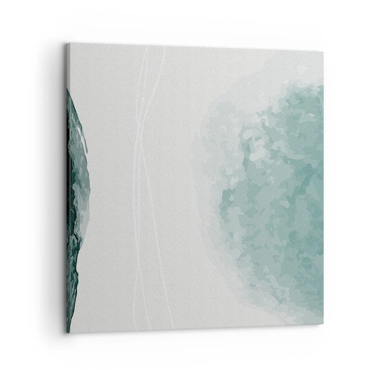 Canvastavla - Bild på duk - Ett möte med dimma - 50x50 cm